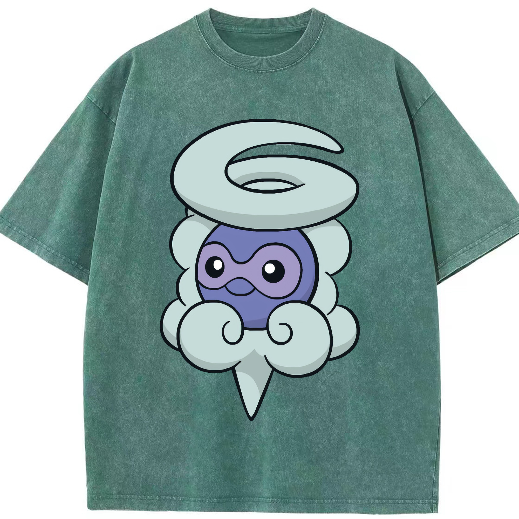 （画像用） ポケットモンスター Pokémon 綿100% ヴィンテージ風 半袖Tシャツ（フロントプリント）